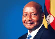 Uganda's president Yoweri Kaguta Museveni